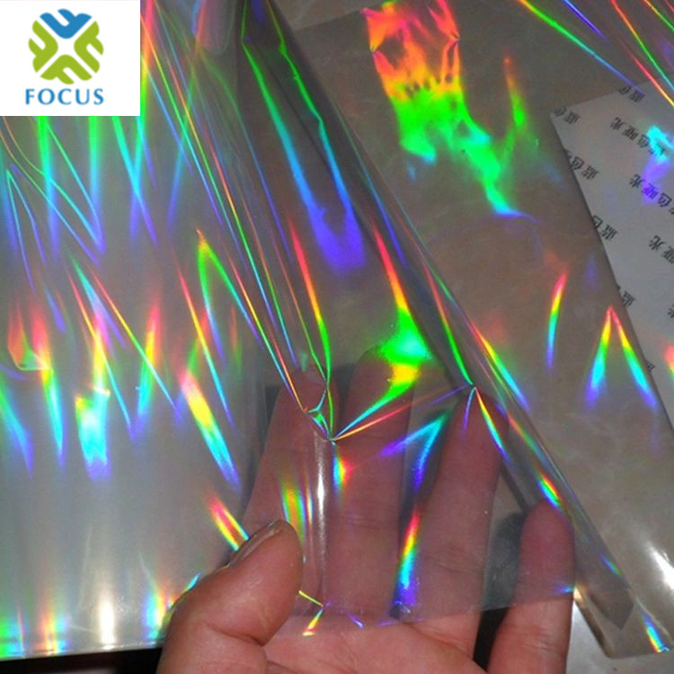 BOPP Rainbow Holographic Transparent Metalized Lamination Film