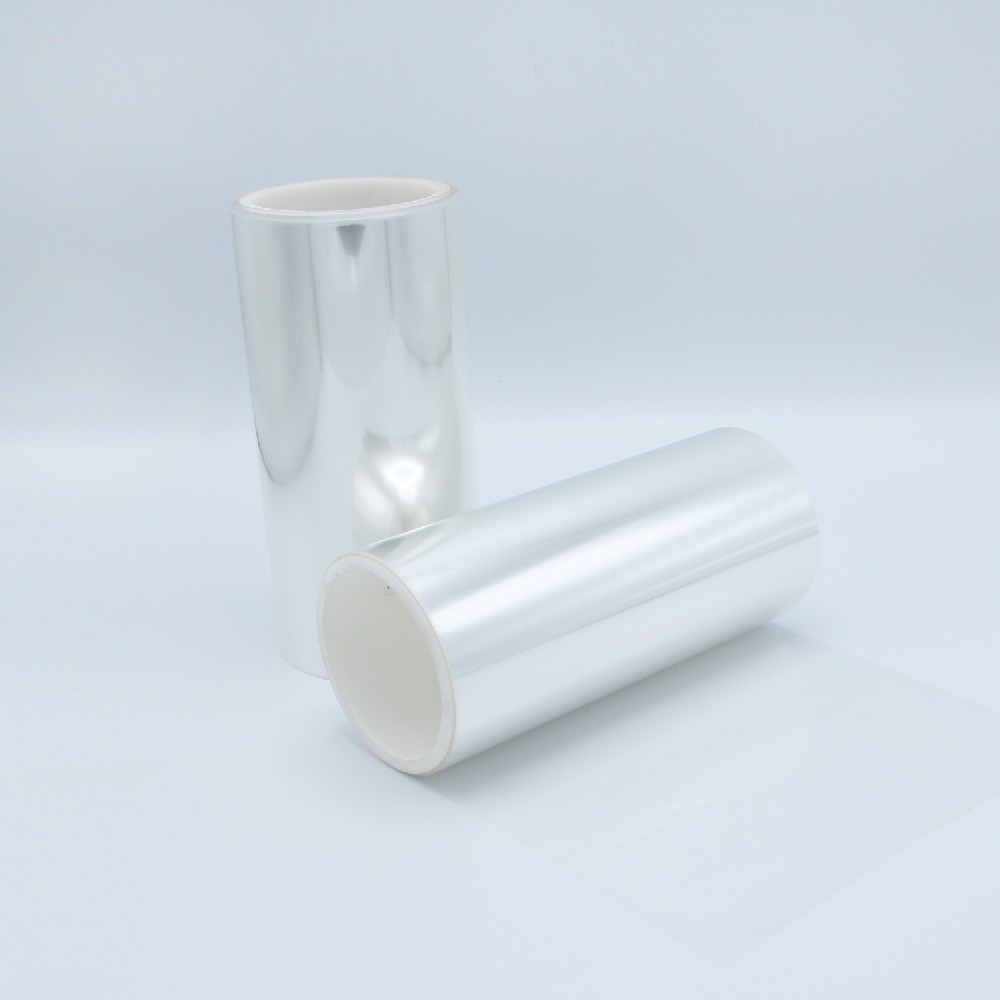 High gloss transparent PET plastic film