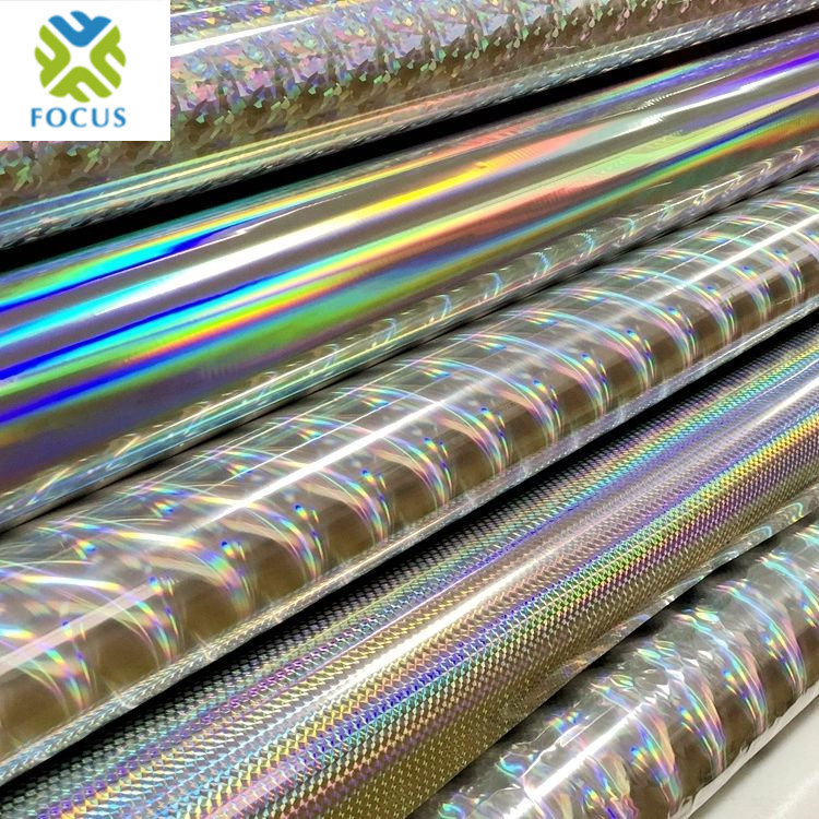 Metallized Holographic Laser Film Plastic Decoration Metallized