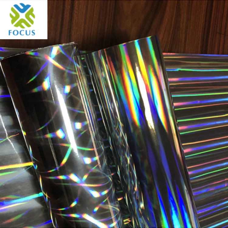 Metallized Holographic Laser Film Plastic Decoration Metallized Film For Tinsel