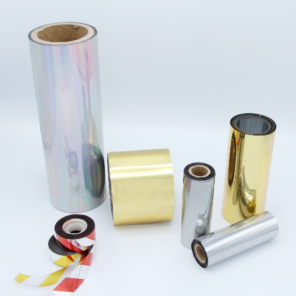 Color Metalized PET film VMPET Gold metallized pet for packaging