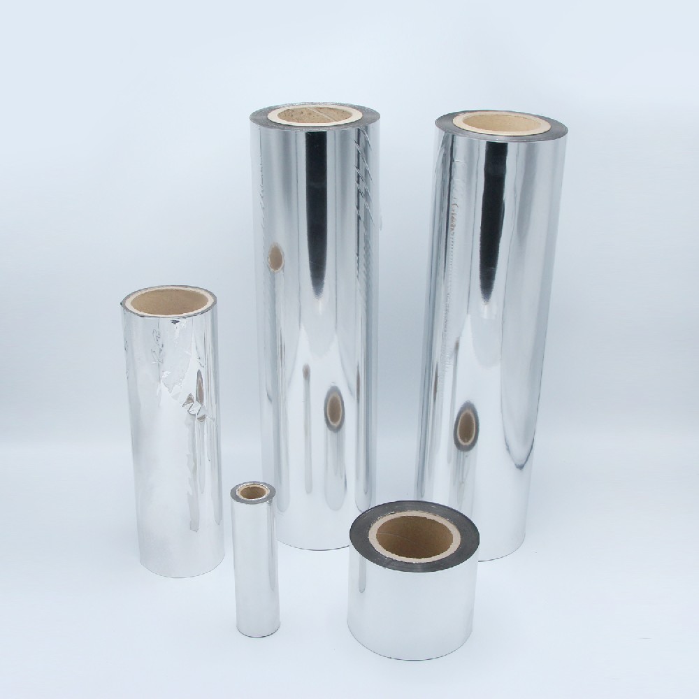 packaging aluminum film metalized automatic flowpack film roll