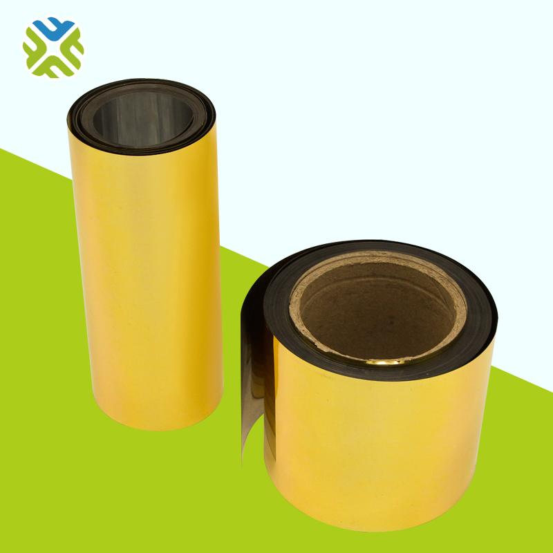 PET Gold Metallized Film For Packaging Decoration