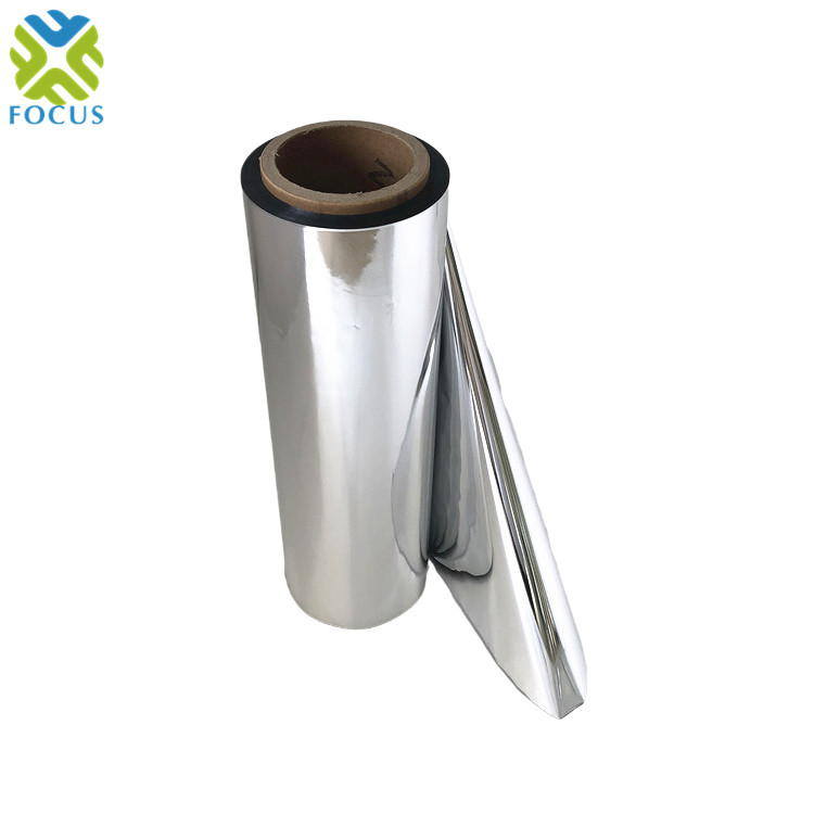 Plastic flexible metalized PET Bopp film